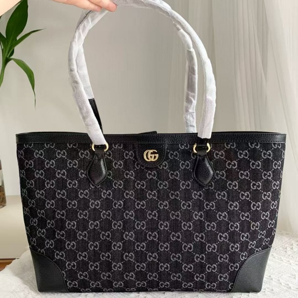 GUCCI GG DENIM 631685# 구찌 토트백