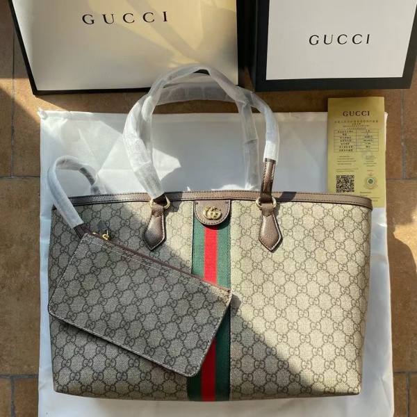 GUCCI GG DENIM 631685# 구찌 토트백