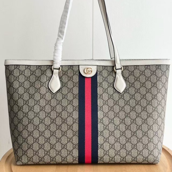 GUCCI GG DENIM 631685# 구찌 토트백