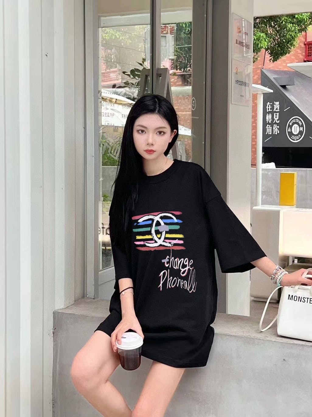 CHANEL  샤넬  반팔티  남녀공용