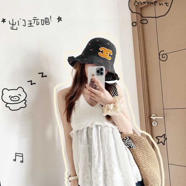 CHANEL  샤넬   사파리모자