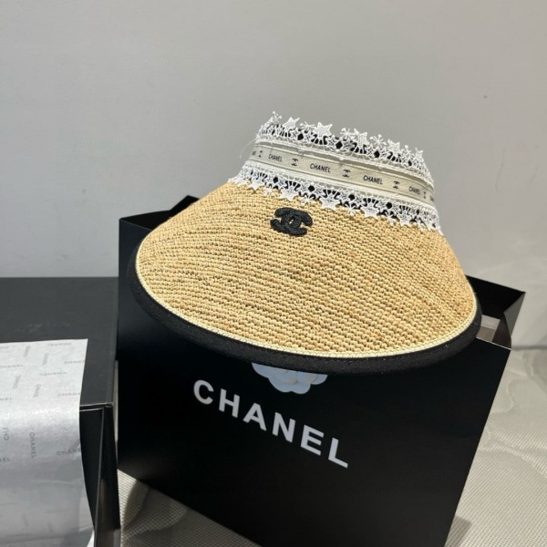 CHANEL  샤넬   선캡 모자