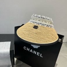 CHANEL  샤넬   선캡 모자