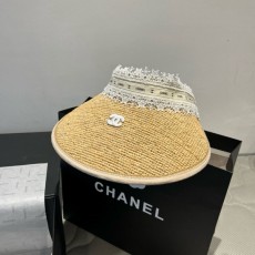 CHANEL  샤넬   선캡 모자